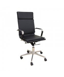 A9952 ΜΑΥΡΟ PU ΠΟΛΥΘΡΟΝΑ ΓΡΑΦΕΙΟΥ 54Χ51Χ54-110/60-123εκ.