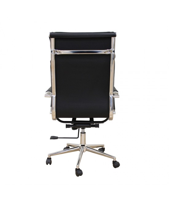 A9952 ΜΑΥΡΟ PU ΠΟΛΥΘΡΟΝΑ ΓΡΑΦΕΙΟΥ 54Χ51Χ54-110/60-123εκ.