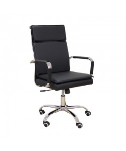 A9953 ΜΑΥΡΟ PU ΠΟΛΥΘΡΟΝΑ ΓΡΑΦΕΙΟΥ 59Χ62Χ48-99/57-108εκ.