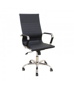 A9955 ΜΑΥΡΟ PU ΠΟΛΥΘΡΟΝΑ ΓΡΑΦΕΙΟΥ 54X62X44-104/53-113εκ.