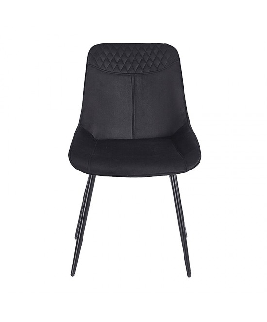 TEREA BLACK VELVET ΥΦΑΣΜΑ ΚΑΡΕΚΛΑ ΜΕΤΑΛΛΙΚΗ 51X58X87εκ.