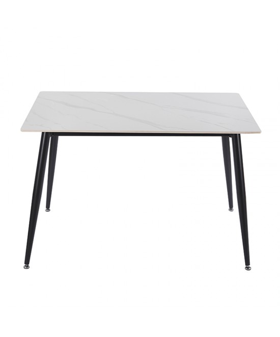 LOBY CERAMIC WHITE MARBLE 120Χ80Χ75εκ. ΤΡΑΠΕΖΙ