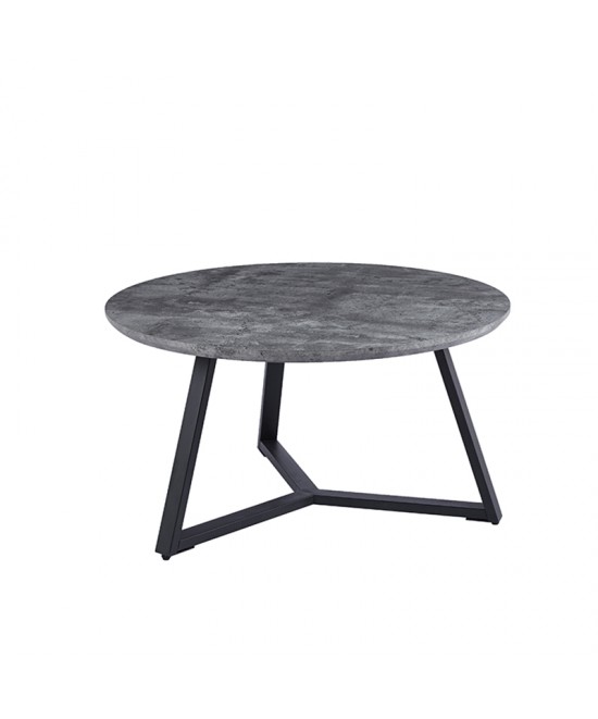 ALEX CEMENT Φ80Χ41εκ. ΤΡΑΠΕΖΙ ΣΑΛΟΝΙΟΥ