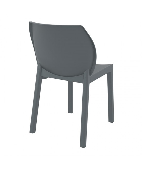 NORA DARK GREY ΚΑΡΕΚΛΑ ΠΟΛ/ΝΙΟΥ 51X59X80εκ.