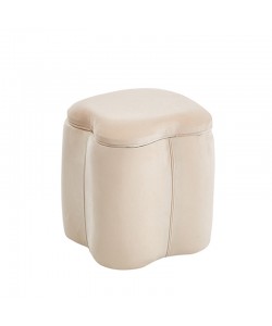FIONA ΣΚΑΜΠΟ VELVET BEIGE ΜΕ ΑΠΟΘ. ΧΩΡΟ 30X30X34εκ.
