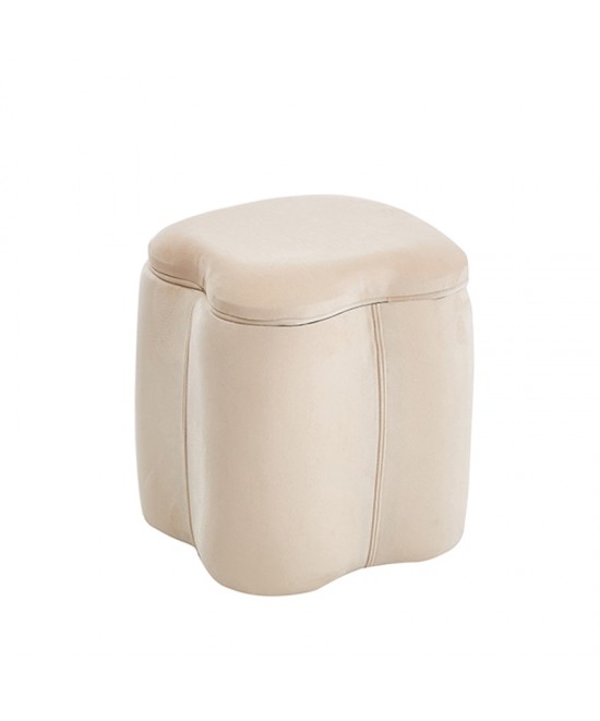 FIONA ΣΚΑΜΠΟ VELVET BEIGE ΜΕ ΑΠΟΘ. ΧΩΡΟ 30X30X34εκ. FIONA ΣΚΑΜΠΟ VELVET BEIGE ΜΕ ΑΠΟΘ. ΧΩΡΟ 30X30X34εκ.
