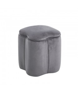 FIONA ΣΚΑΜΠΟ VELVET GREY ΜΕ ΑΠΟΘ. ΧΩΡΟ 30X30X34εκ.