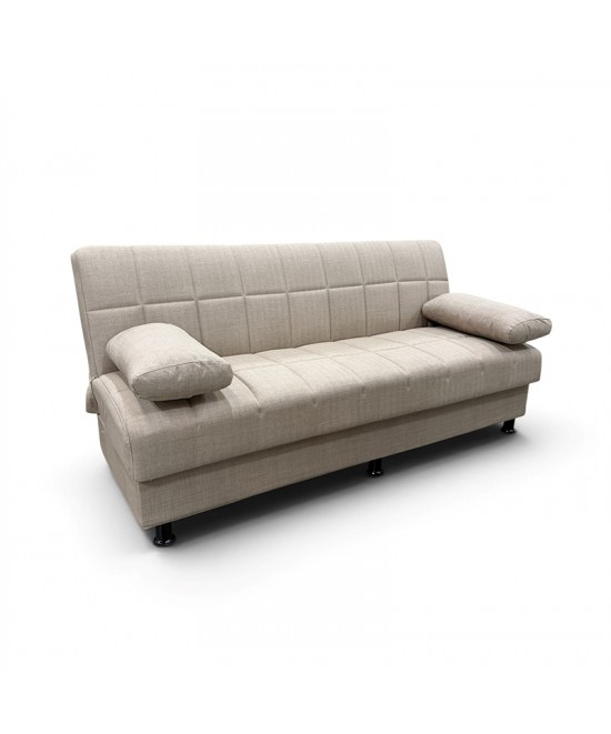 NELY LIGHT BROWN ΥΦΑΣΜΑ 3ΘΕΣΙΟΣ ΚΑΝΑΠΕΣ/ΚΡΕΒΑΤΙ ΜΕ ΑΠΟΘ.ΧΩΡΟ 190X88X82εκ. NELY LIGHT BROWN ΥΦΑΣΜΑ 3ΘΕΣΙΟΣ ΚΑΝΑΠΕΣ/ΚΡΕΒΑΤΙ ΜΕ ΑΠΟΘ.ΧΩΡΟ 190X88X82εκ.