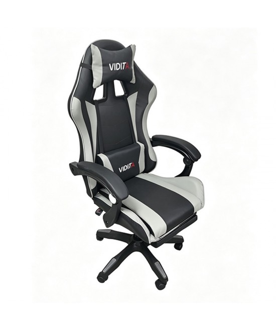 A6060 ΜΑΥΡΟ/ΓΚΡΙ ΠΟΛΥΘΡΟΝΑ GAMING/ΜΕ ΥΠΟΠΟΔΙΟ 64X62X113-121εκ. A6060 ΜΑΥΡΟ/ΓΚΡΙ ΠΟΛΥΘΡΟΝΑ GAMING/ΜΕ ΥΠΟΠΟΔΙΟ 64X62X113-121εκ.