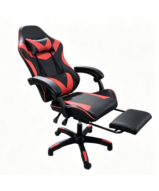 A9937 ΜΑΥΡΟ/ΚΟΚΚΙΝΟ PVC ΠΟΛΥΘΡΟΝΑ GAMING/ΜΕ ΥΠΟΠΟΔΙΟ 64X59X43-112/53-125εκ. A9937 ΜΑΥΡΟ/ΚΟΚΚΙΝΟ PVC ΠΟΛΥΘΡΟΝΑ GAMING/ΜΕ ΥΠΟΠΟΔΙΟ 64X59X43-112/53-125εκ.