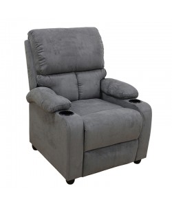 SUNDAY MASSAGE ΠΟΛΥΘΡΟΝΑ GREY ΥΦΑΣΜΑ 78Χ89Χ106εκ.