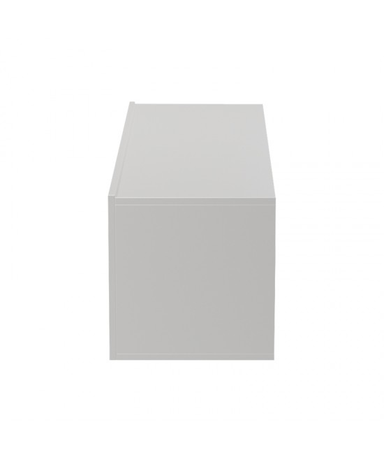 Έπιπλο τηλεόρασης επιτοίχιο Olande pakoworld sonoma-λευκό 210x35x48εκ