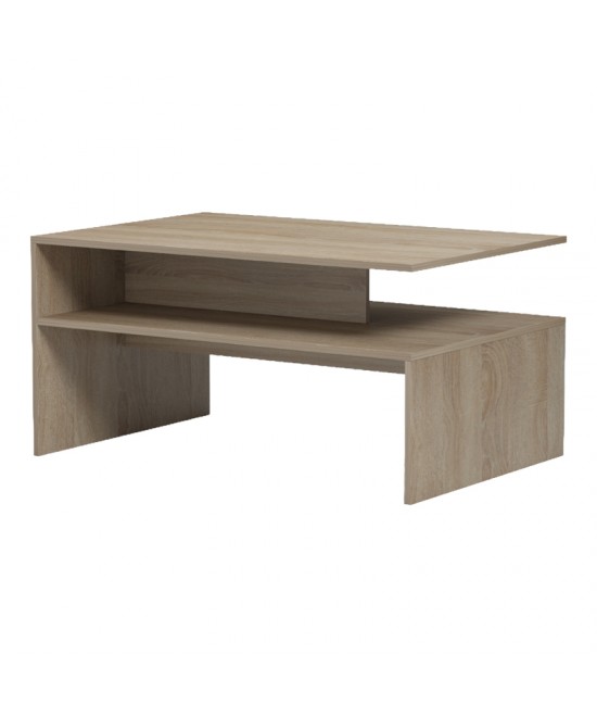 Τραπέζι σαλονιού Coffa pakoworld sonoma 90x60x45εκ