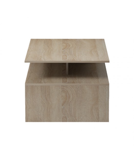 Τραπέζι σαλονιού Coffa pakoworld sonoma 90x60x45εκ