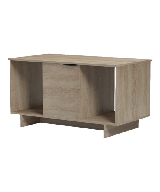 Τραπέζι σαλονιού Nalinda pakoworld sonoma 100x55x55εκ