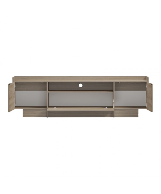 Έπιπλο τηλεόρασης Derden pakoworld sonoma 197x38x58εκ
