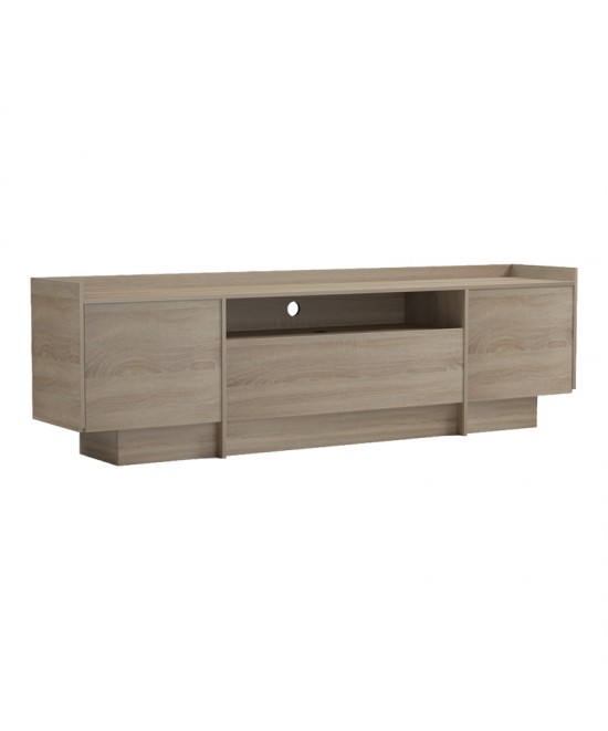 Έπιπλο τηλεόρασης Derden pakoworld sonoma 197x38x58εκ