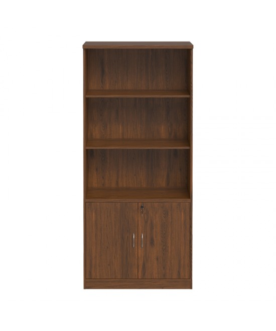 Βιβλιοθήκη γραφείου επαγγελματική Fesialo pakoworld wenge 80x40x180εκ Βιβλιοθήκη γραφείου επαγγελματική Fesialo pakoworld wenge 80x40x180εκ
