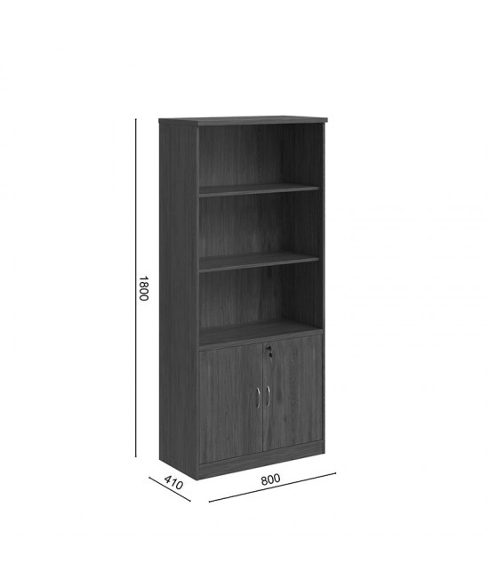 Βιβλιοθήκη γραφείου επαγγελματική Fesialo pakoworld wenge 80x40x180εκ Βιβλιοθήκη γραφείου επαγγελματική Fesialo pakoworld wenge 80x40x180εκ