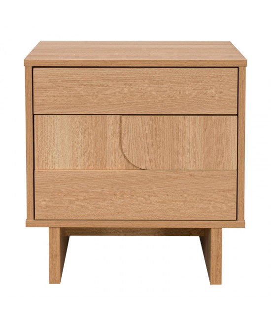 Κομοδίνο Jenfia pakoworld mdf σε φυσική απόχρωση 48x39x50,5εκ Κομοδίνο Jenfia pakoworld mdf σε φυσική απόχρωση 48x39x50,5εκ