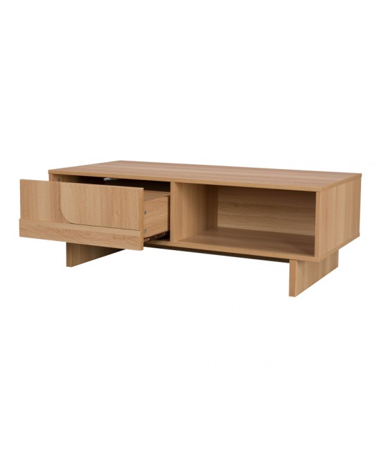 Τραπέζι σαλονιού Jenfia pakoworld mdf σε φυσική απόχρωση 110x55x38,5εκ Τραπέζι σαλονιού Jenfia pakoworld mdf σε φυσική απόχρωση 110x55x38,5εκ