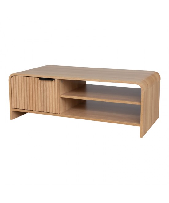 Τραπέζι σαλονιού Kelba pakoworld mdf σε φυσική απόχρωση 100x50x35,5εκ Τραπέζι σαλονιού Kelba pakoworld mdf σε φυσική απόχρωση 100x50x35,5εκ
