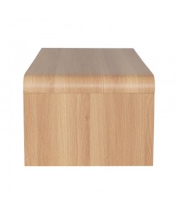 Τραπέζι σαλονιού Kelba pakoworld mdf σε φυσική απόχρωση 100x50x35,5εκ