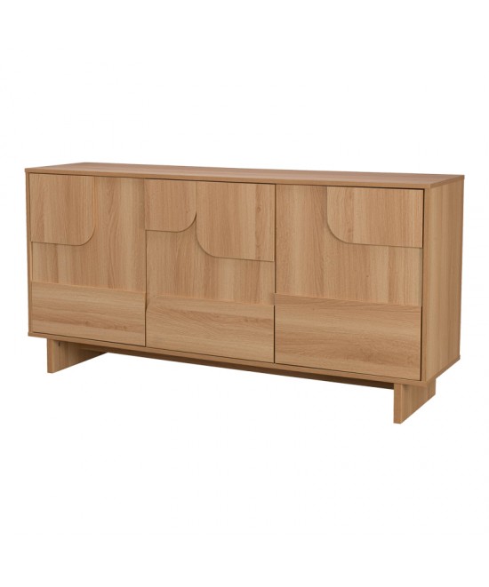 Μπουφές Jenfia pakoworld mdf σε φυσική απόχρωση 150x39x75,5εκ Μπουφές Jenfia pakoworld mdf σε φυσική απόχρωση 150x39x75,5εκ
