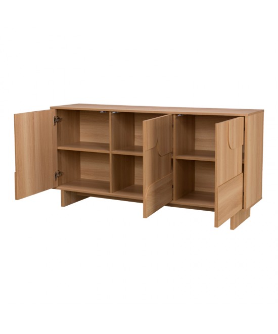 Μπουφές Jenfia pakoworld mdf σε φυσική απόχρωση 150x39x75,5εκ Μπουφές Jenfia pakoworld mdf σε φυσική απόχρωση 150x39x75,5εκ