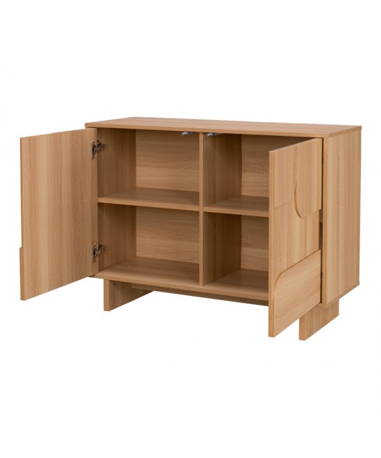 Μπουφές Jenfia pakoworld mdf σε φυσική απόχρωση 101,2x39x75,5εκ Μπουφές Jenfia pakoworld mdf σε φυσική απόχρωση 101,2x39x75,5εκ