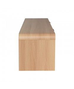 Έπιπλο τηλεόρασης Anfen pakoworld mdf σε φυσική απόχρωση 160x39x40,5εκ
