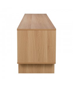 Έπιπλο τηλεόρασης Jenfia pakoworld mdf σε φυσική απόχρωση 180x39x45,5εκ