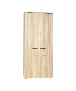 Ντουλάπα γραφείου Armadi pakoworld σε oak-μπεζ 80x40x200εκ
