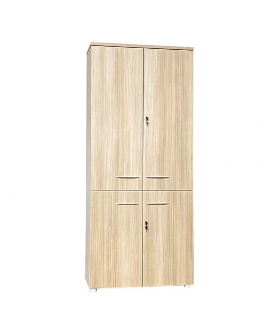 Ντουλάπα γραφείου Armadi pakoworld σε oak-μπεζ 80x40x200εκ