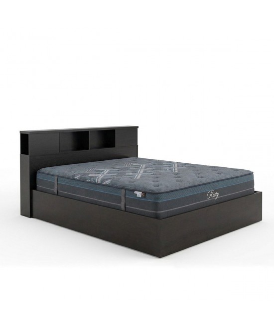 Κρεβάτι με στρώμα Olympus Resty pakoworld wenge 160x200εκ