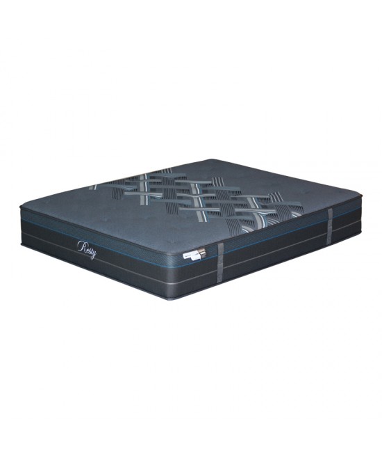 Κρεβάτι με στρώμα Olympus Resty pakoworld wenge 160x200εκ
