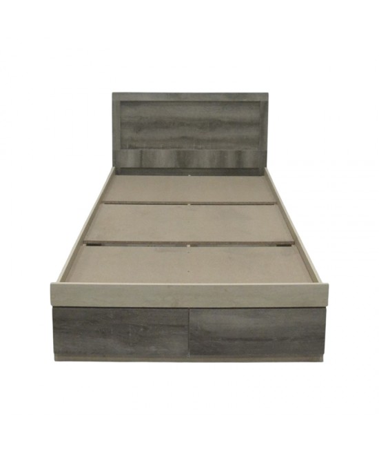Κρεβάτι μονό Olympus pakoworld με συρτάρι castillo toro 100x200εκ
