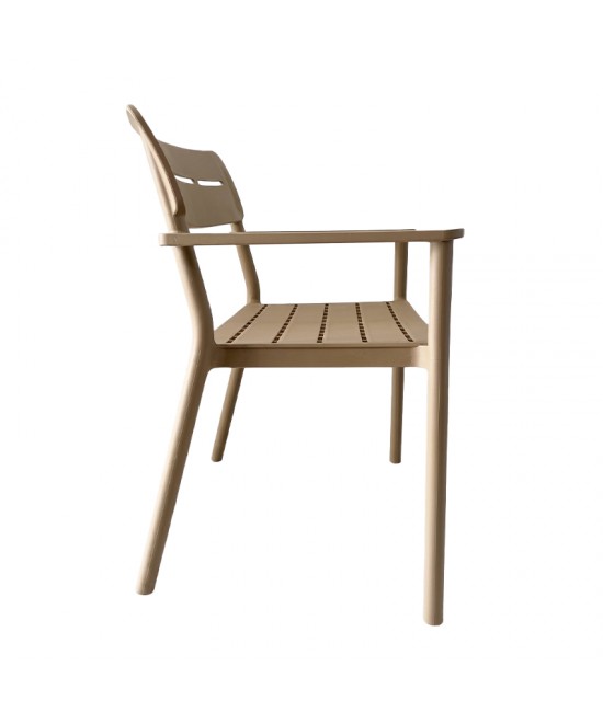 Παγκάκι διθέσιο Cadrin pakoworld cappuccino PP 117x60x83εκ