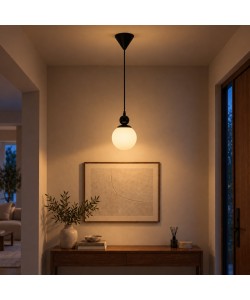 Φωτιστικό οροφής Larvic pakoworld Ε27 μαύρο μέταλλο 15x15x70εκ