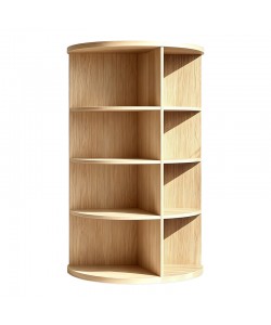 Γωνιακή ραφιέρα Benzal pakoworld sonoma MDF 80x30x120εκ