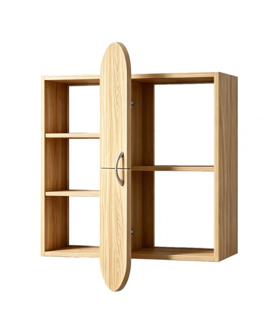 Ραφιέρα τοίχου Jonna pakoworld sonoma MDF 60x10x80εκ