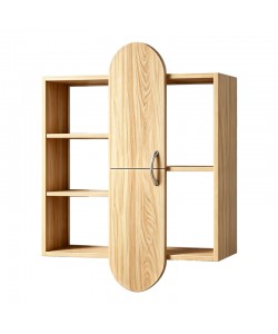 Ραφιέρα τοίχου Jonna pakoworld sonoma MDF 60x10x80εκ