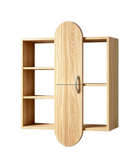 Ραφιέρα τοίχου Jonna pakoworld sonoma MDF 60x10x80εκ