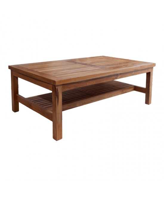 Τραπέζι σαλονιού Louf pakoworld καρυδί teak ξύλο 120x70x40εκ Τραπέζι σαλονιού Louf pakoworld καρυδί teak ξύλο 120x70x40εκ