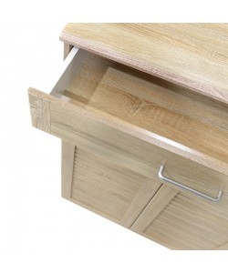 Παπουτσοθήκη-ντουλάπι SANTE pakoworld 30 ζεύγων χρώμα sonoma 120x37x123εκ