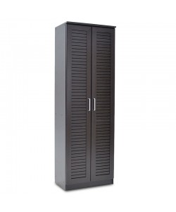 Παπουτσοθήκη-ντουλάπα SANTE pakoworld 21 ζεύγων χρώμα wenge 60x37x183εκ