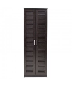 Παπουτσοθήκη-ντουλάπα SANTE pakoworld 21 ζεύγων χρώμα wenge 60x37x183εκ