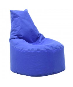 Πουφ πολυθρόνα Norm PRO pakoworld υφασμάτινο αδιάβροχο μπλε