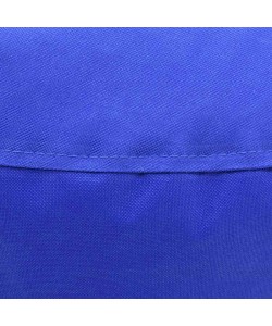 Πουφ πολυθρόνα Norm PRO pakoworld υφασμάτινο αδιάβροχο μπλε