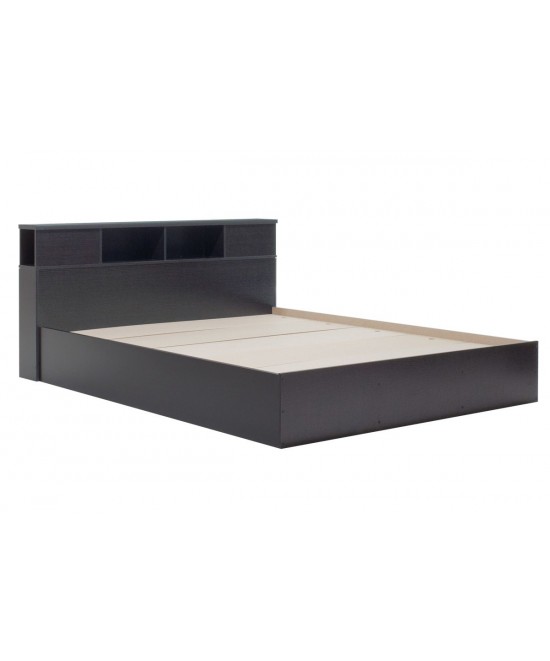 Κρεβάτι διπλό OLYMPUS pakoworld χρώμα wenge 160x200εκ